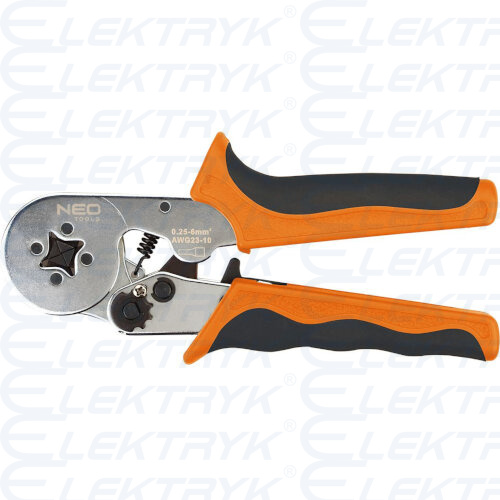 Zaciskarka końcówek tulejkowych, średnica tulejek: 0.25 - 6 mm2