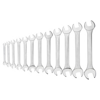 Klucze płaskie dwustronne 6-32 mm, zestaw 12 szt.