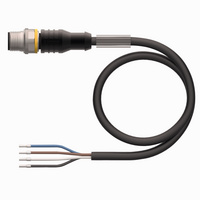RSC4.4T-2/TEL Przewód wtyczka męska prosta M12 4p 2mb