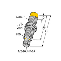 NI12U-G18-ADZ30X2-B3331 Czujnik indukcyjny