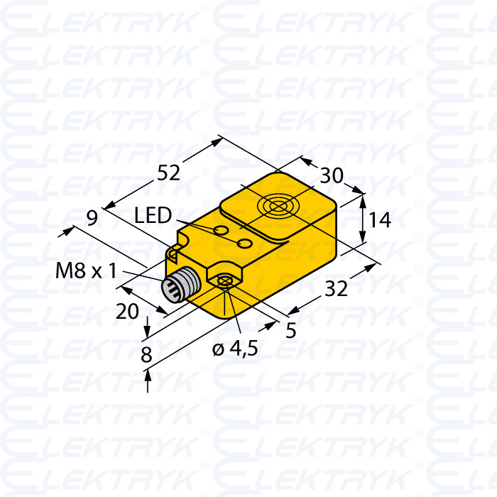 BI10-Q14-AP68X2LD-V1131 Czujnik indukcyjny