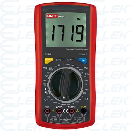 UT70A MULTIMETR UNIWERSALNY