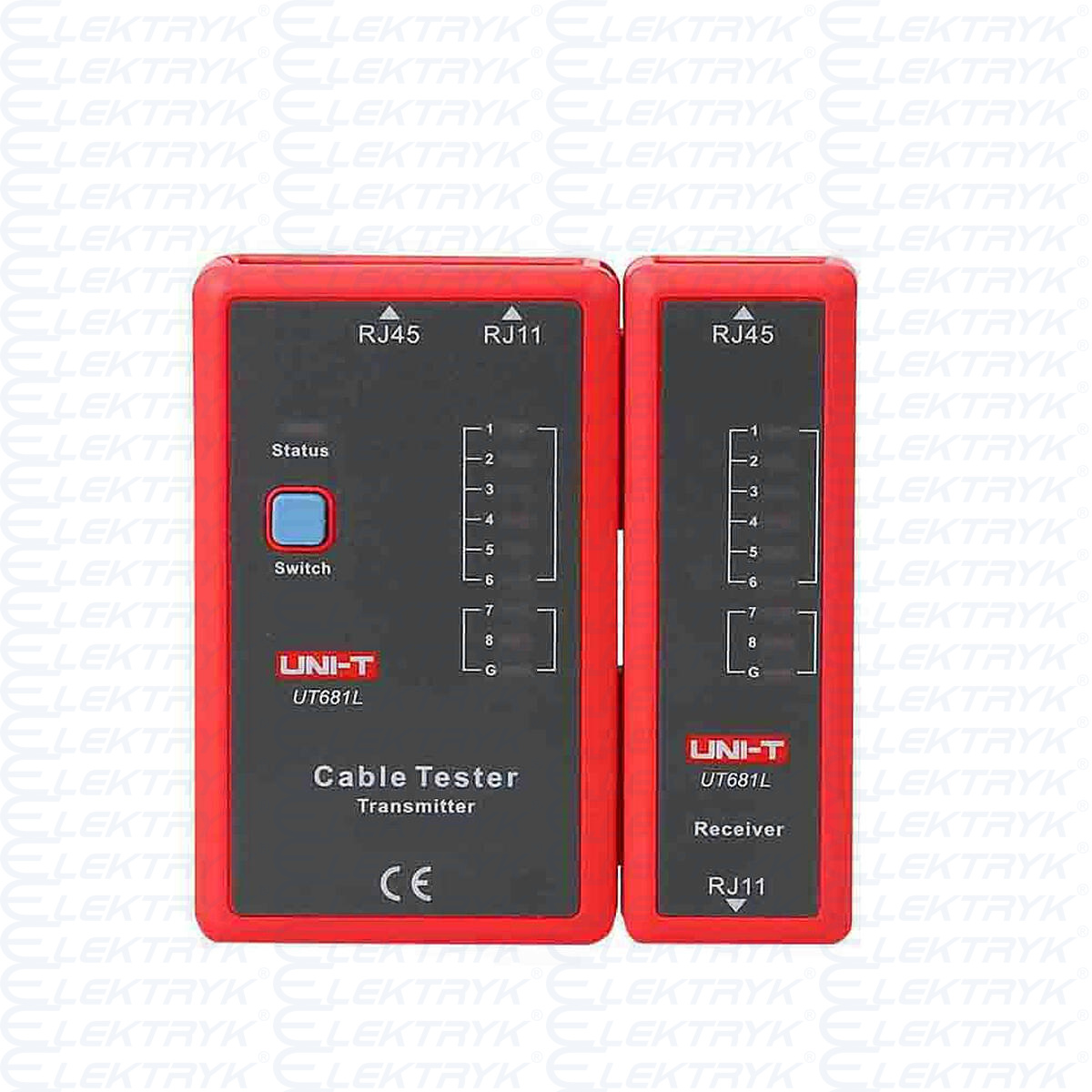 UT681L Szukacz par przewodów UNI-T + tester kabli RJ-45