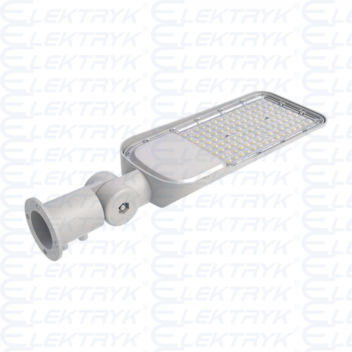 VT-39ST 30W Lampa uliczna LED z regulowanym uchwytem / Chip SAMSUNG / Barwa:4000K / Obudowa: Szara