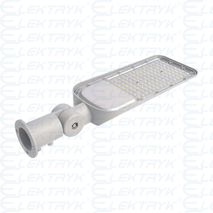 VT-39ST 30W Lampa uliczna LED z regulowanym uchwytem / Chip SAMSUNG / Barwa:4000K / Obudowa: Szara