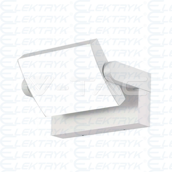 VT-11020 17W Lampa ścienna LED / Barwa:4000K / Obudowa: Biała / Kwadratowa