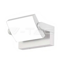 VT-11020 17W Lampa ścienna LED / Barwa:4000K / Obudowa: Biała / Kwadratowa