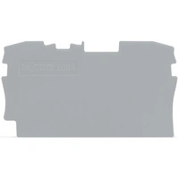 ścianka końcowa/wewnętrzna gr. 1 mm szara