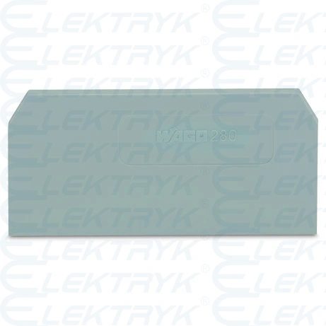 Ścianka końcowa/wewnętrzna gr. 2,5 mm szara