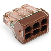 złączka do puszek instalacyjnych do przewodów jednodrutowych maks. 4 mm² wielokolorowy
