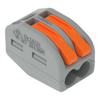 złączka instalacyjna CLASSIC do wszystkich rodzajów przewodów maks. 4 mm² szara