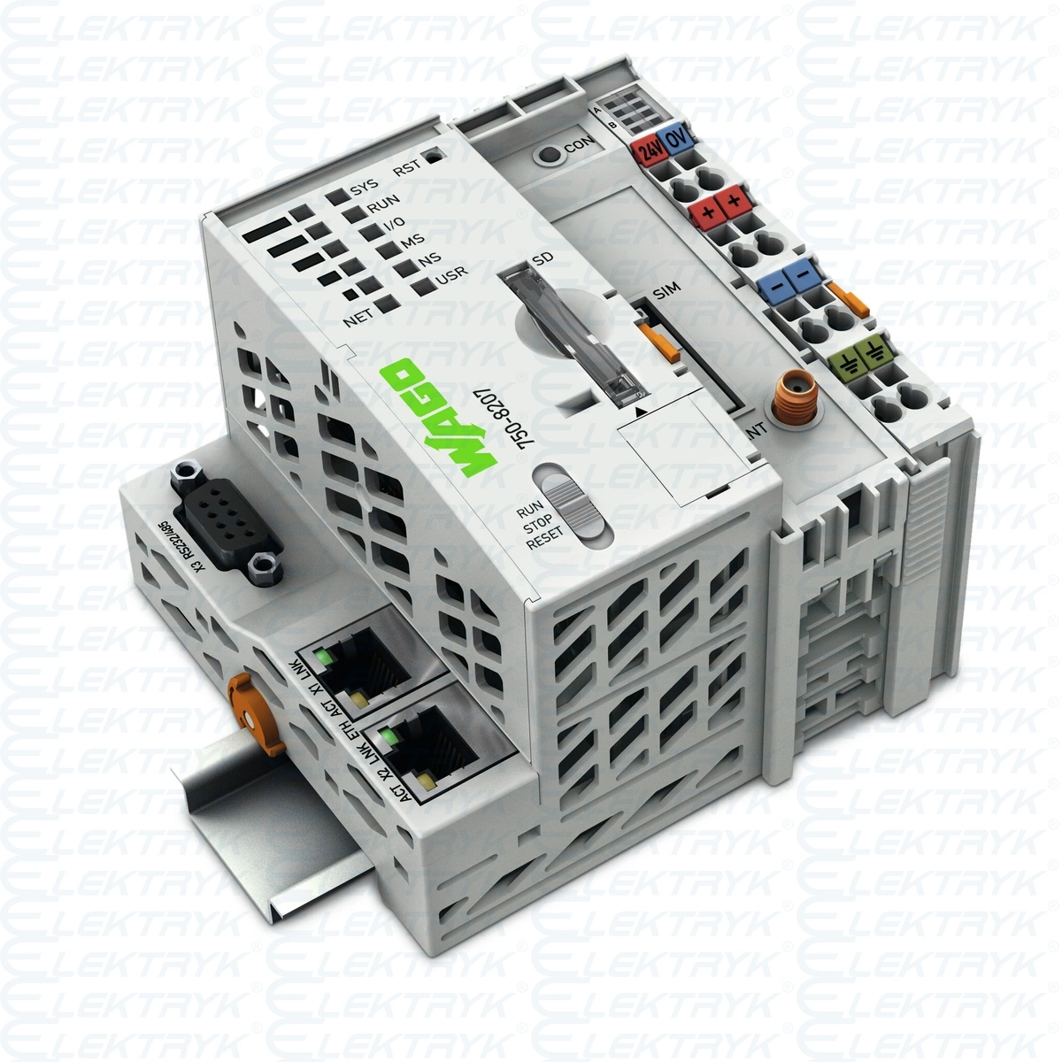 750-8207 Programowalny sterownik logiczny sieciowy PFC200 controler modbus RS232 2xEthernet