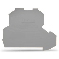 ścianka końcowa/wewnętrzna gr. 0,8 mm szara
