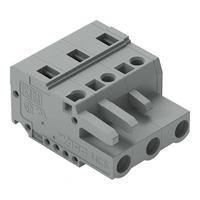 1-przewodowe gniazdo CAGE CLAMP® 2,5 mm² szara