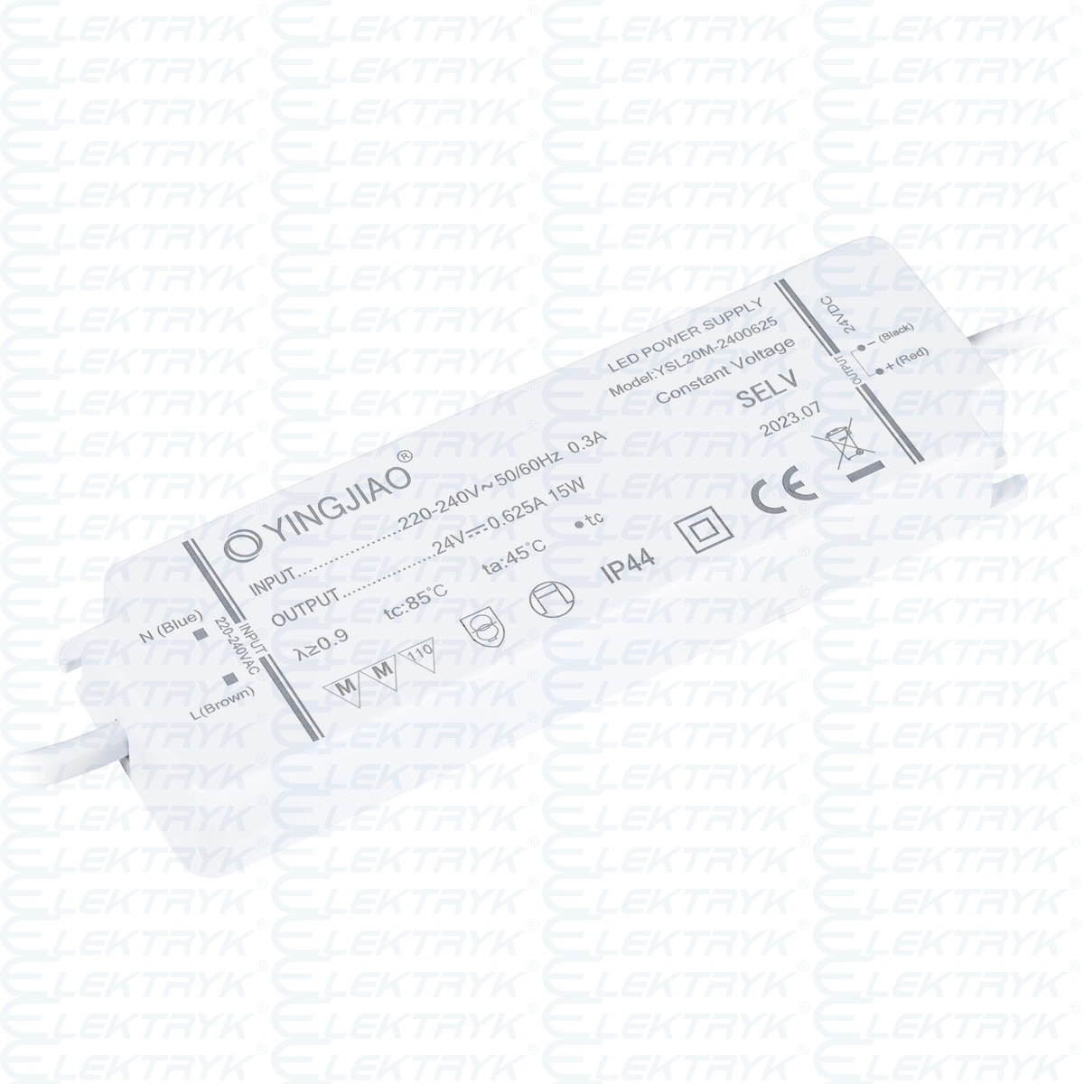 Zasilacz stałonapięciowy LED Yingjiao YSL20M 24V 0,625A 15W