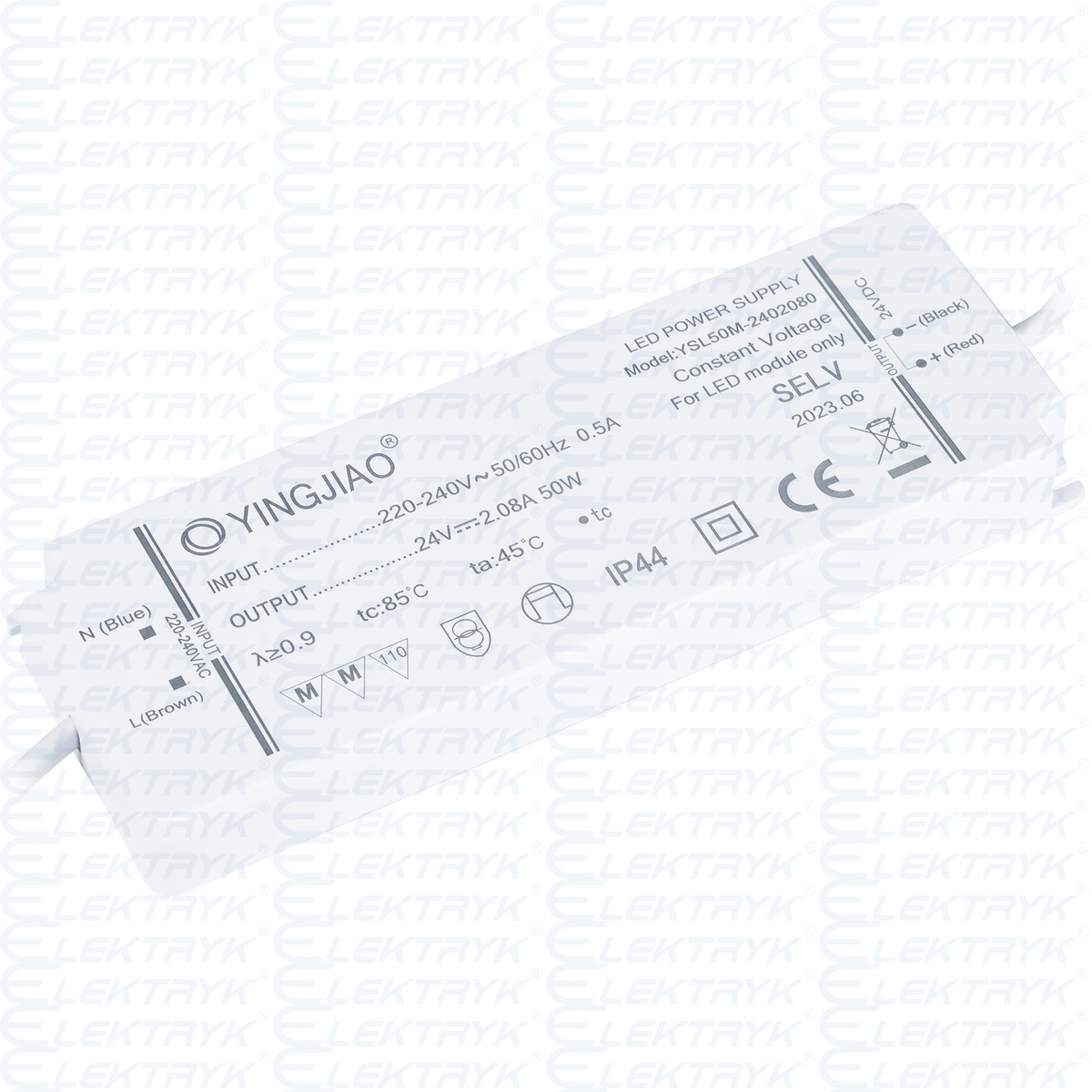 Zasilacz stałonapięciowy LED Yingjiao YSL50M 24V 2,08A 50W