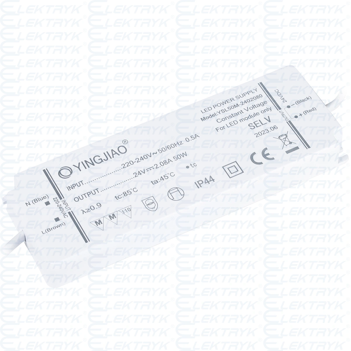 Zasilacz stałonapięciowy LED Yingjiao YSL50M 24V 2,08A 50W