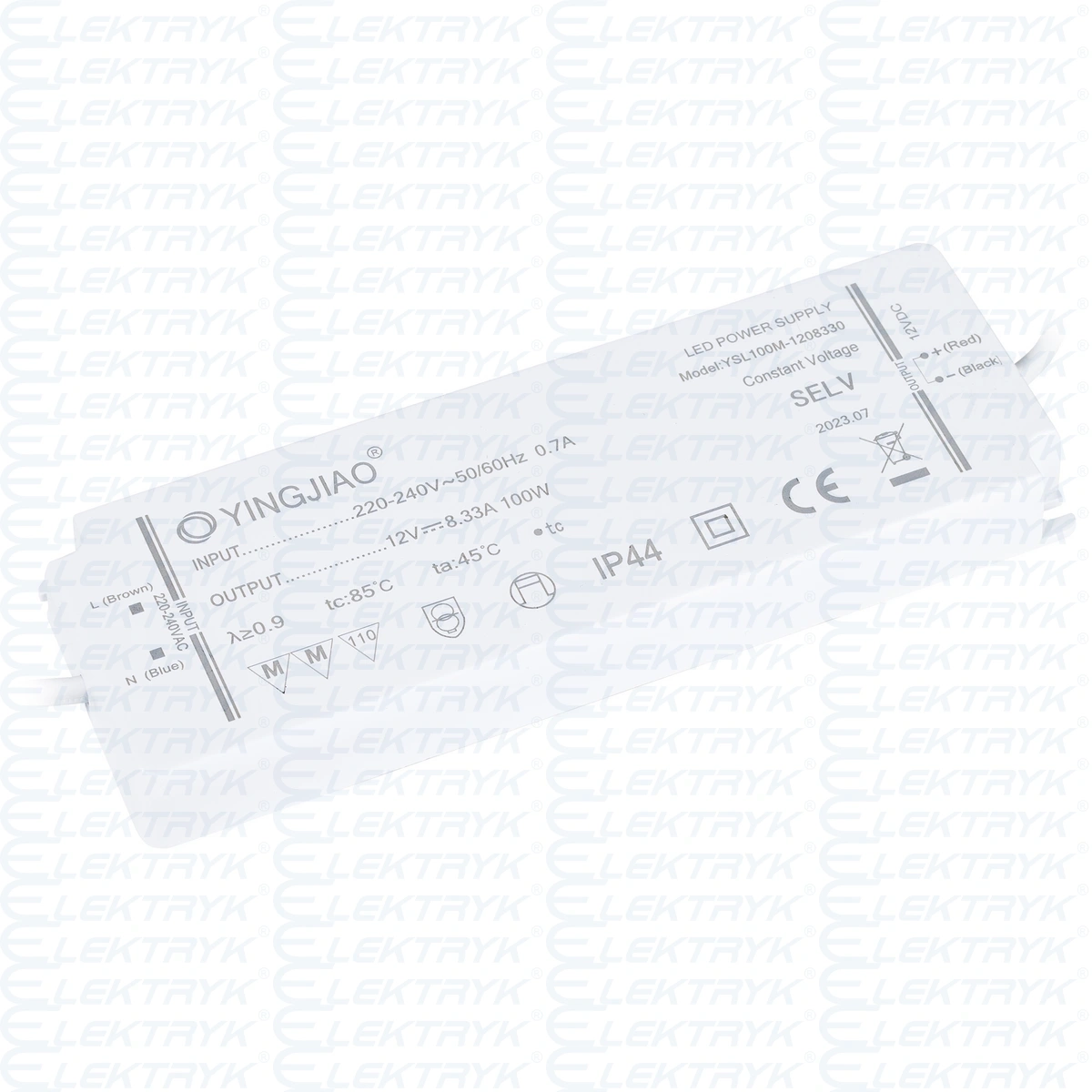 Zasilacz stałonapięciowy LED Yingjiao YSL100M 12V 8,33A 100W