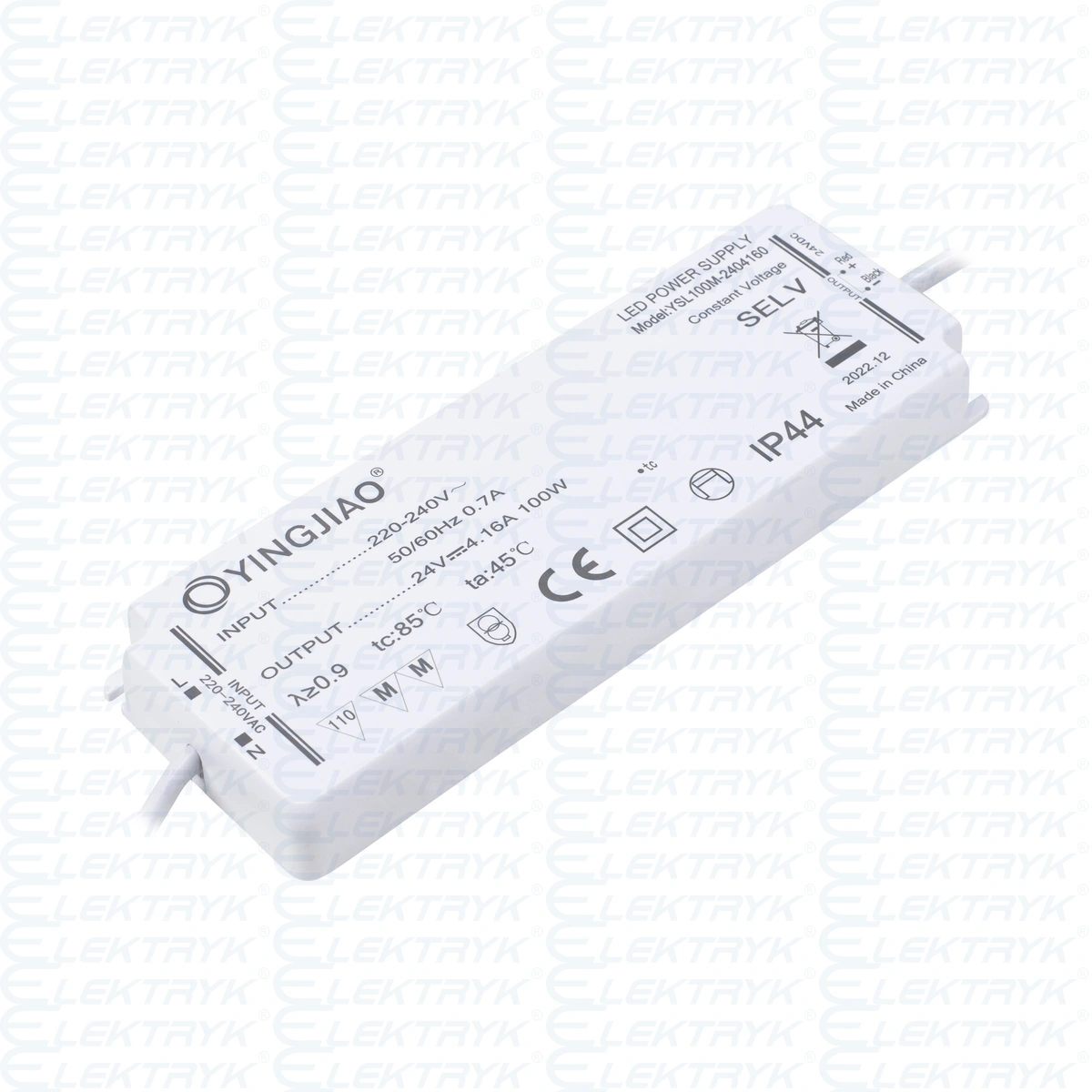 Zasilacz stałonapięciowy LED Yingjiao YSL100M 24V 4,16A 100W