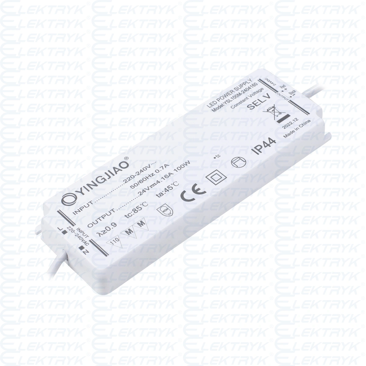 Zasilacz stałonapięciowy LED Yingjiao YSL100M 24V 4,16A 100W