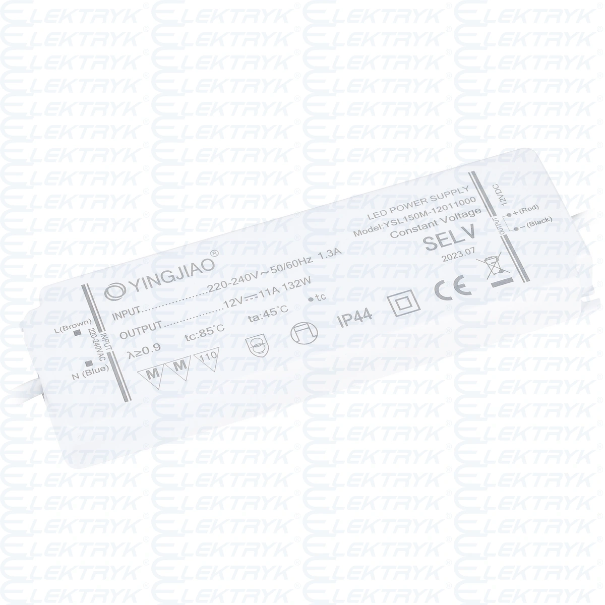 Zasilacz stałonapięciowy LED Yingjiao  YSL150M 12V 11A 132W