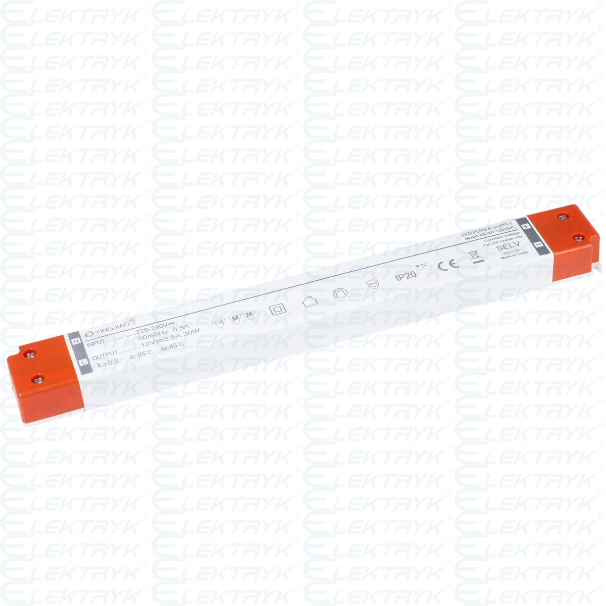 Zasilacz stałonapięciowy LED Yingjiao YSL30T 12V 2,5A 30W