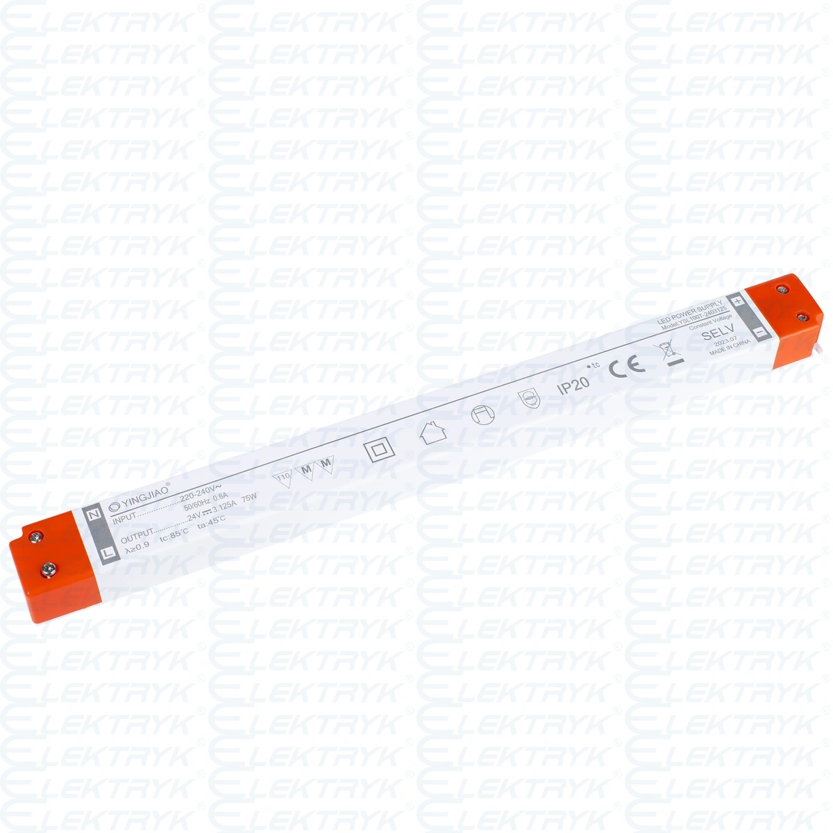 Zasilacz stałonapięciowy LED Yingjiao YSL75T 24V 3,125A 75W