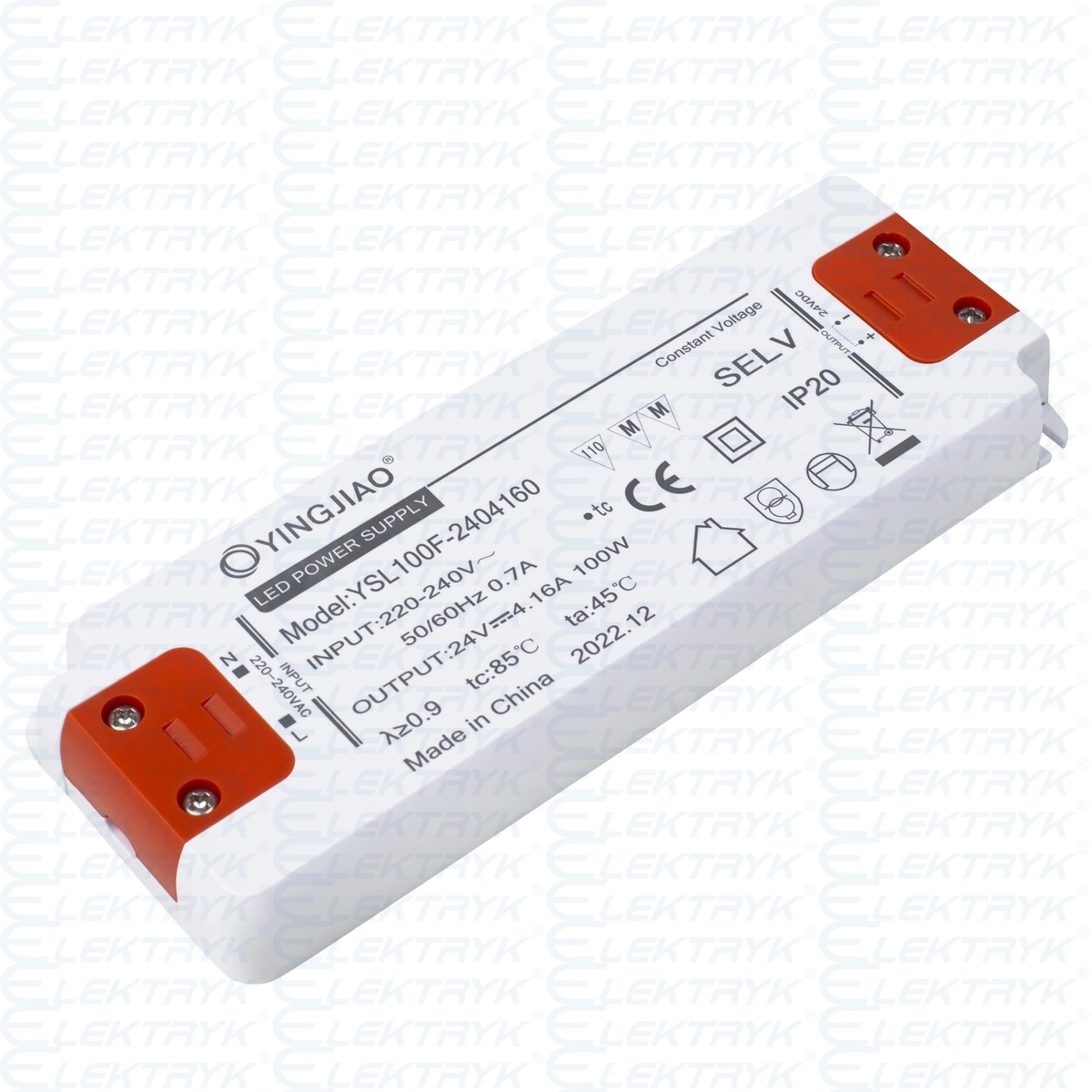 Zasilacz stałonapięciowy LED Yingjiao YSL100F 24V 4,16A 100W