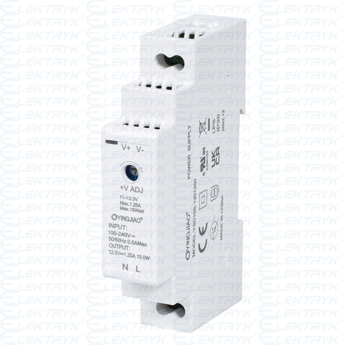 Zasilacz Yingjiao DIN YSDS 24V 0,63W 15W