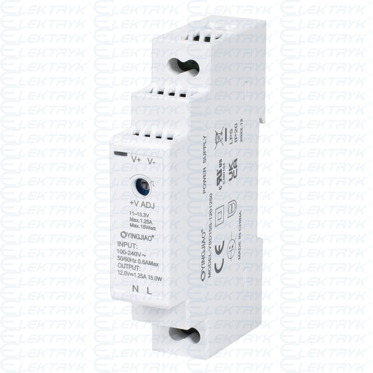 Zasilacz Yingjiao DIN YSDS 24V 0,63W 15W