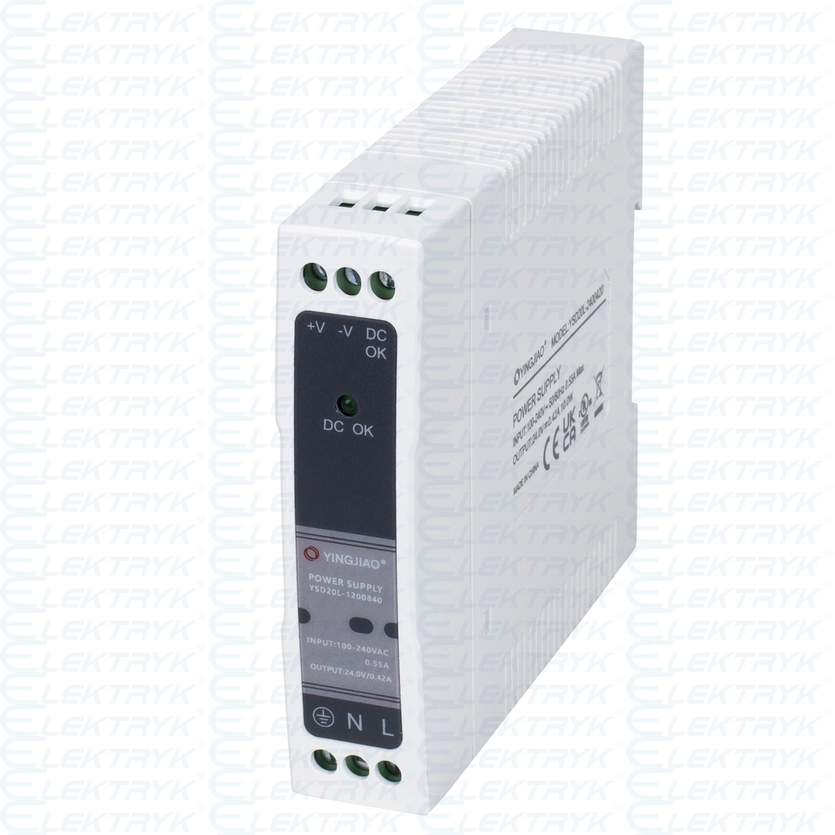 Zasilacz Yingjiao DIN YSD20L 12V 0,84A 10W