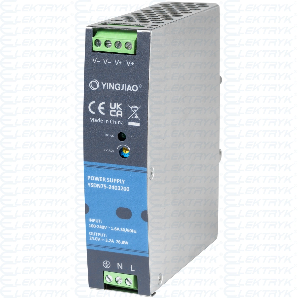 Zasilacz Yingjiao DIN YSDN75 24V 3,2A 77W