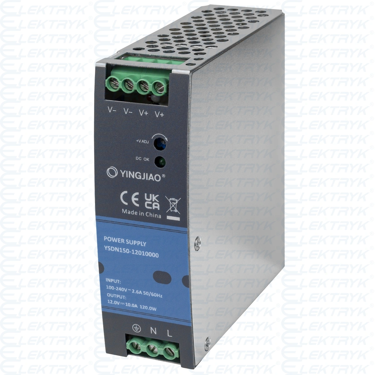 Zasilacz Yingjiao DIN YSDN150 12V 10A 120W