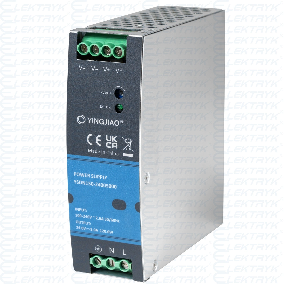 Zasilacz Yingjiao DIN YSDN150 24V 5A 120W