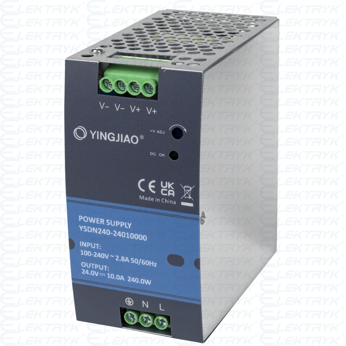 Zasilacz Yingjiao DIN YSDN240 24V 10A 240W