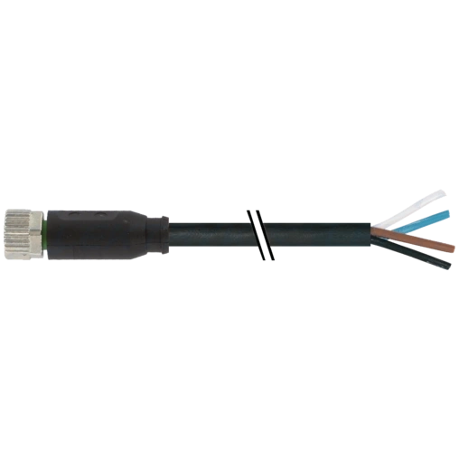 7000-08061-6111500 Przewód M8 żeński prosty 4p 15mb