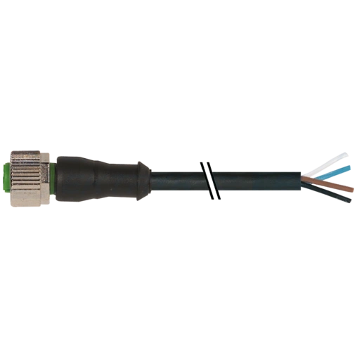 7000-12221-6141000 Przewód M12 żeński 4p prosty 10mb PVC