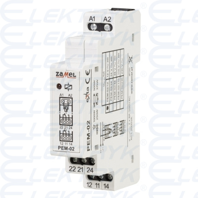 PEM-02/012 Przekaźnik elektromagnetyczny 0 ÷ 250 V AC,