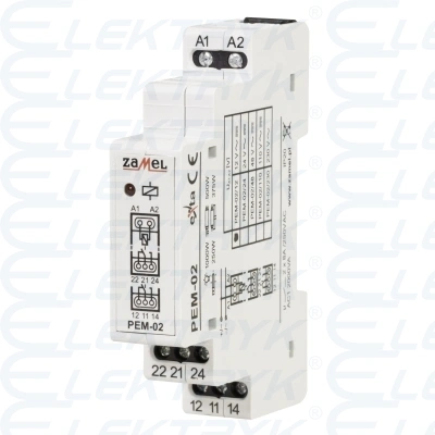 PEM-02/012 Przekaźnik elektromagnetyczny 0 ÷ 250 V AC,