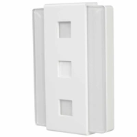 GONG DWUTONOWY GLASSO 230V BIAŁY