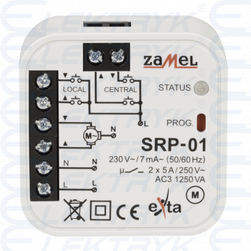 SRP-01 STEROWNIK ROLET DOPUSZKOWY