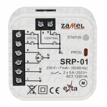SRP-01 STEROWNIK ROLET DOPUSZKOWY