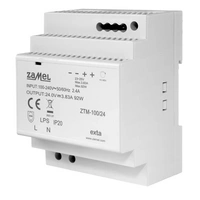 ZTM-100/24 Zasilacz impulsowy montowany na szynie TH-35 (DIN) , 100W, 24V DC