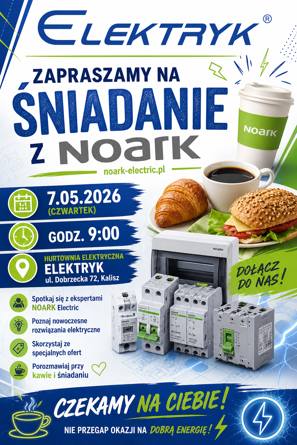 plakat - śniadanie norak